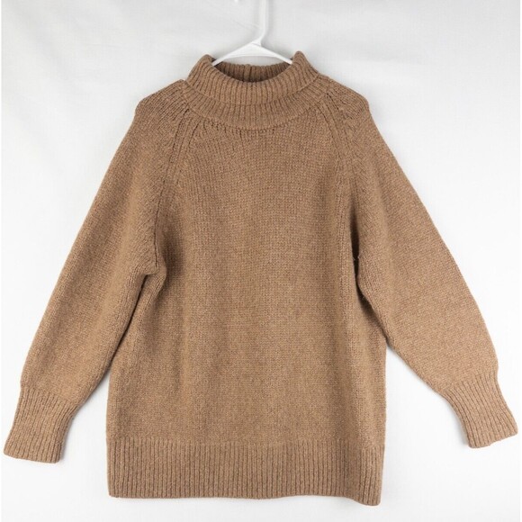 Babaton Alpaca Sweater Womens Medium Light Brown Pullover Knit Turtle‎ Neck,All Products : American Fashion Style Bags On Sale